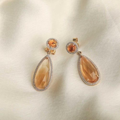 Venus Citrine Earrings