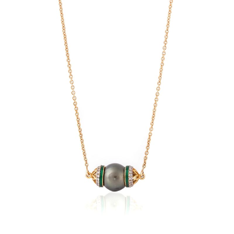 Chloe Tahitian Pearl Pendant Necklace