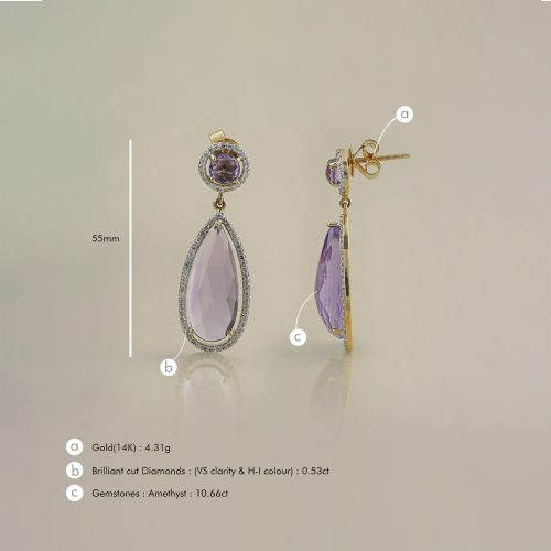 ParisEarrings Amethyst 1